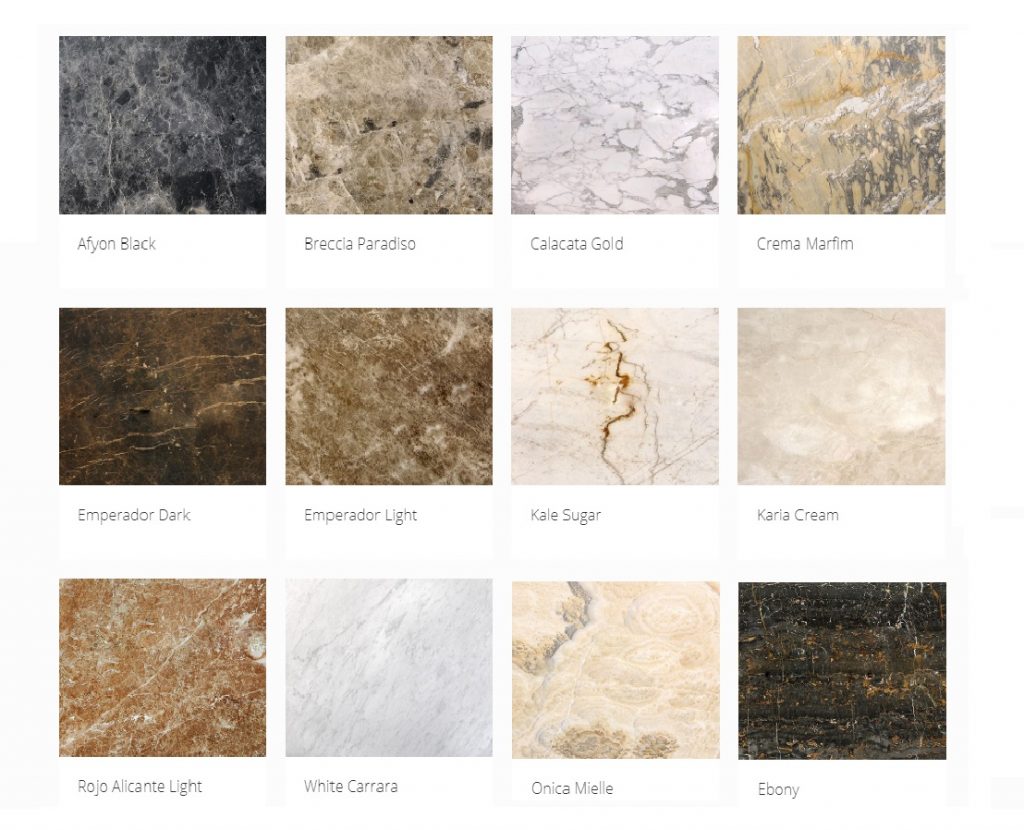 Types of Marble